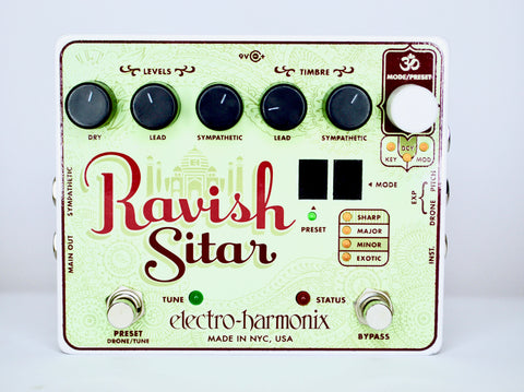 Electro-Harmonix Ravish Sitar Emulation Pedal (USADO)